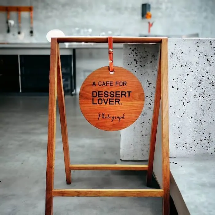 dessert lover ป้ายไม้