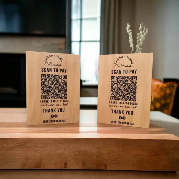 drift bar ป้ายไม้