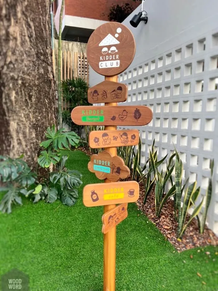 kidder pole ป้ายไม้