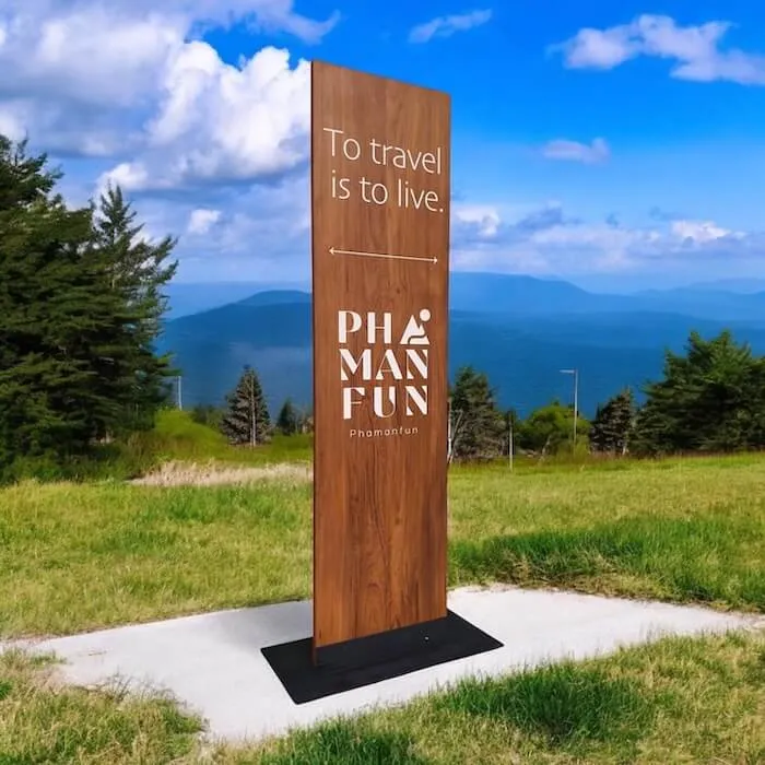 phamanfun ป้ายไม้